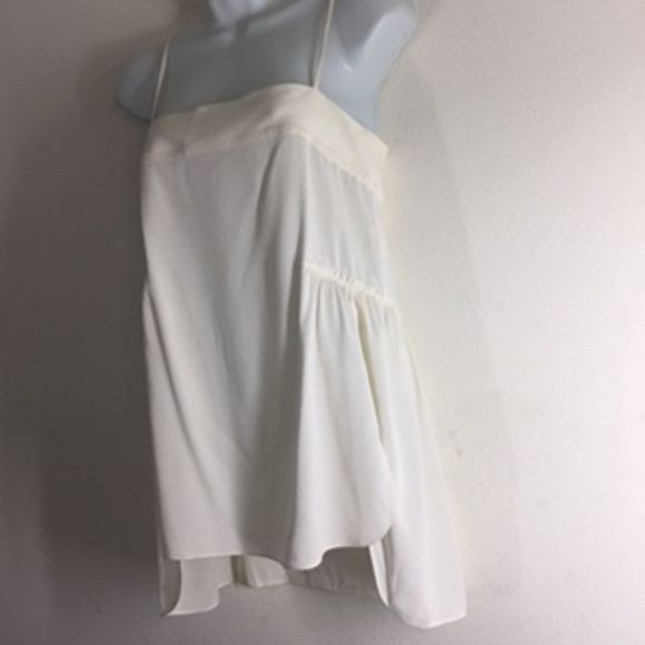 Helmut Lang Ecru Hi/Low Spaghetti Strap Ca… - Picture 9 of 15